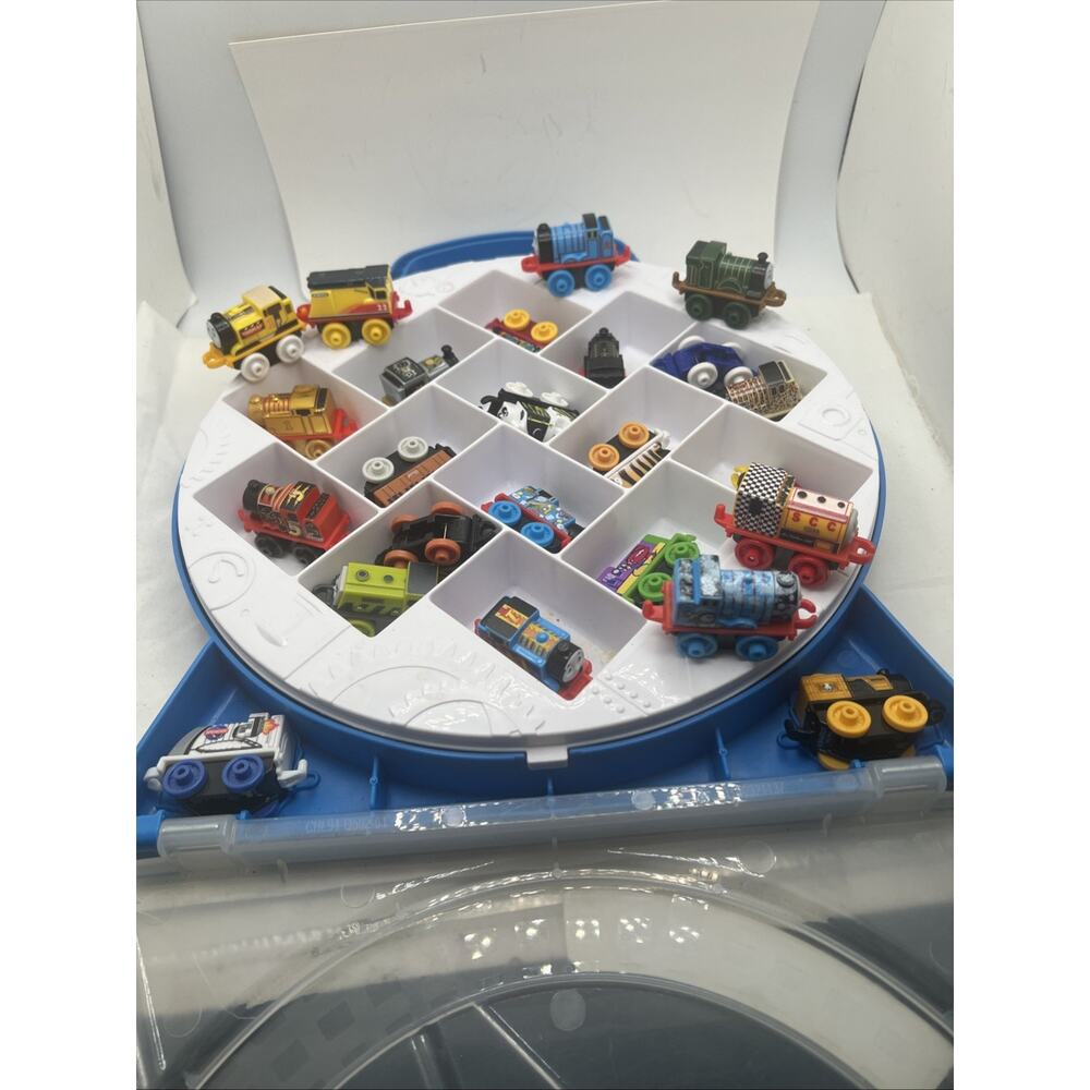 Thomas the Train Mini Set with Carrying Case, Lot 24 trains